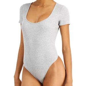 Jenni Women's Grey Bodysuit,size XXXL